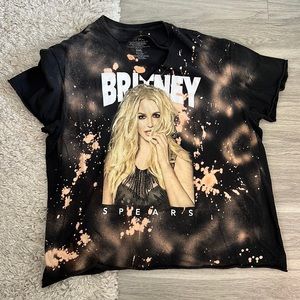 Britney Spears Custom Distressed Tee